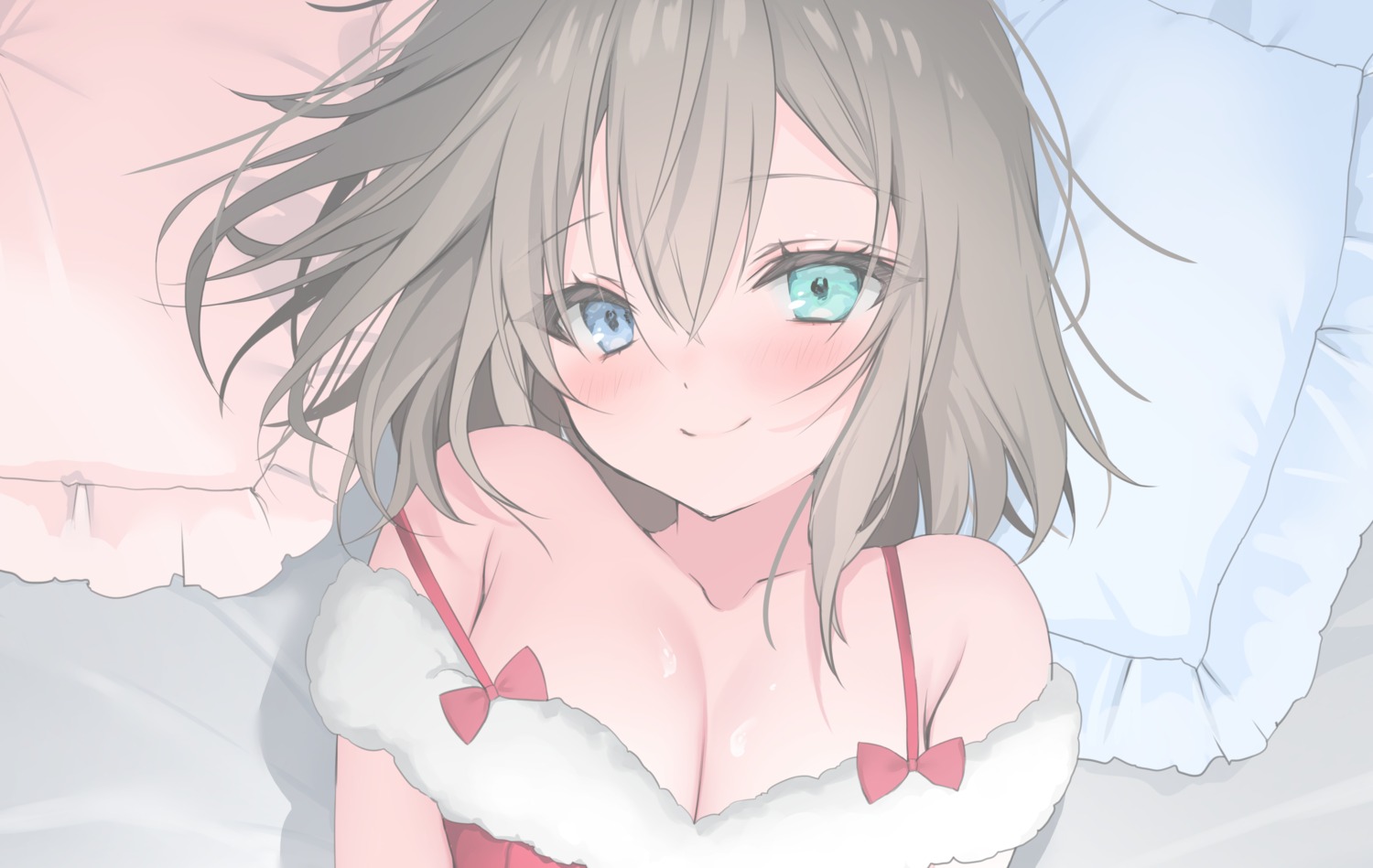 christmas heterochromia no_bra yoruhoshi_owl