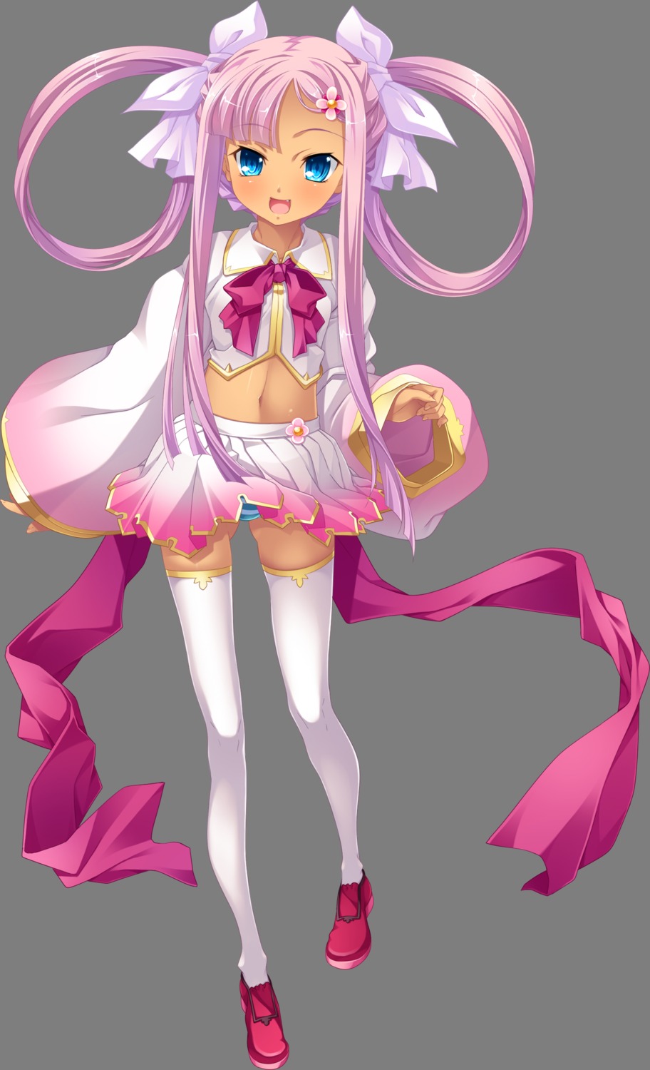 baseson hikage_eiji koihime_musou pantsu shimapan sonshoukou thighhighs transparent_png