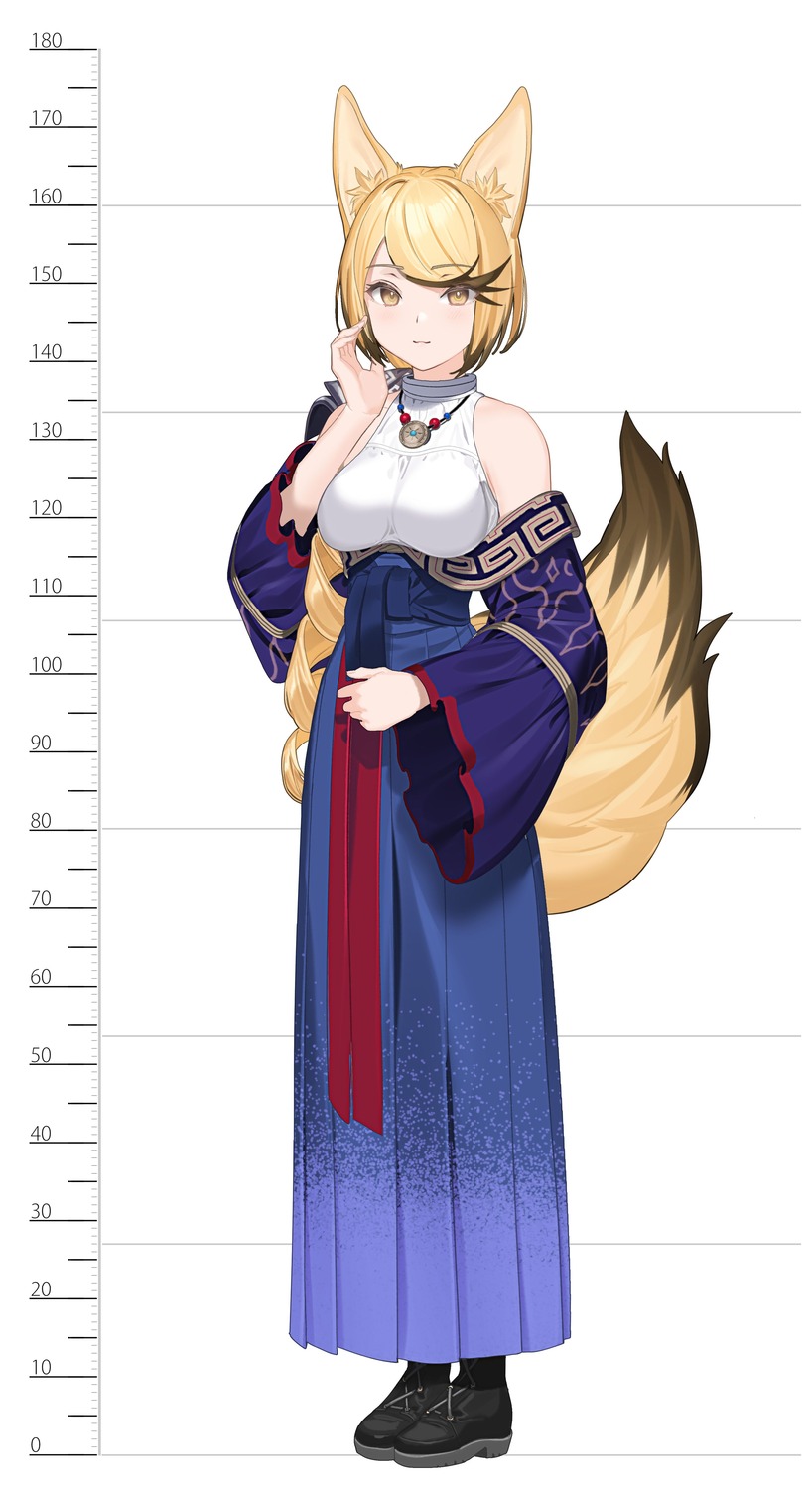 animal_ears japanese_clothes kitsune koyoi_mitsuki tail