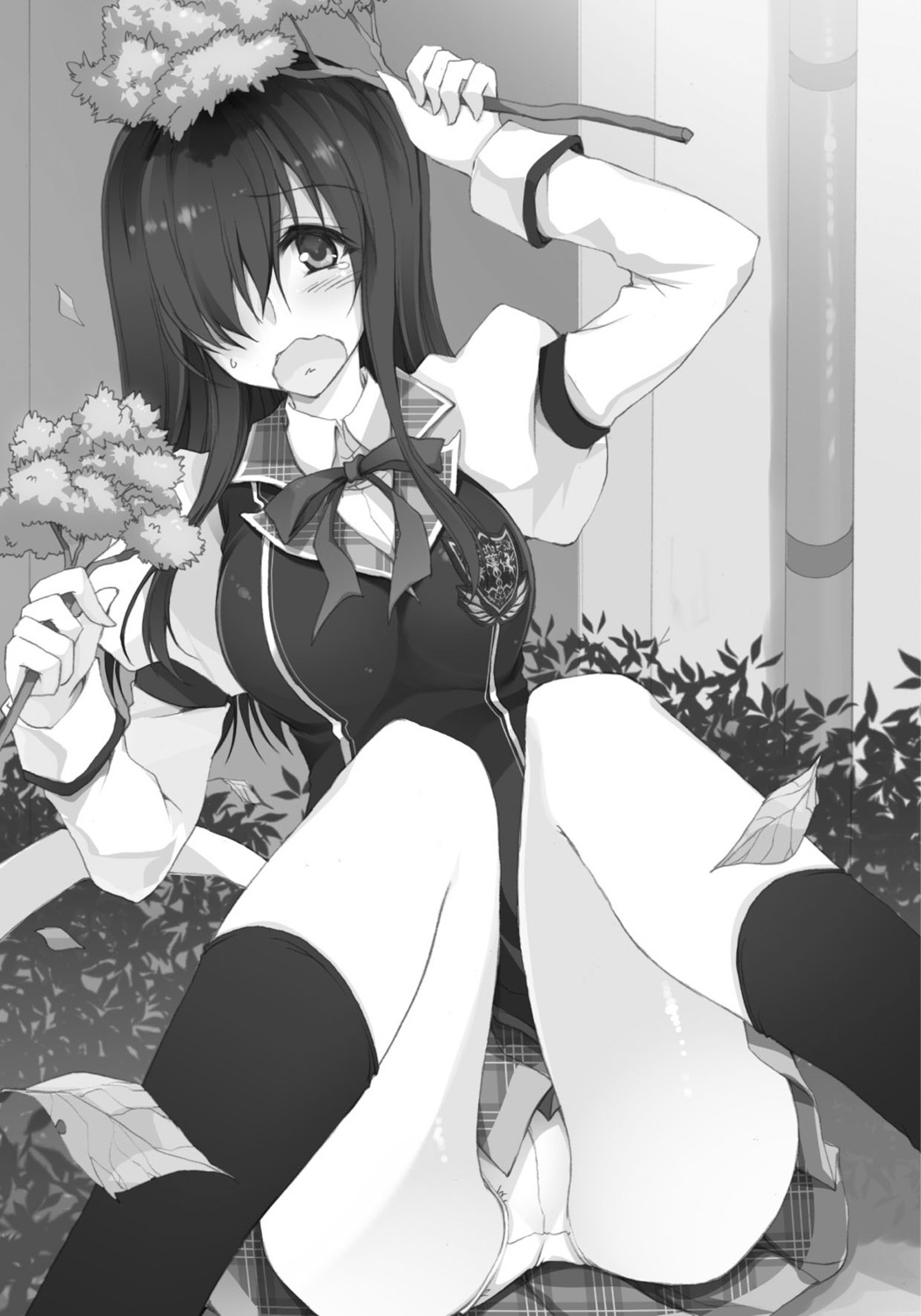 ayatsuji_ayase monochrome pantsu rakudai_kishi_no_cavalry seifuku won_(az_hybrid)