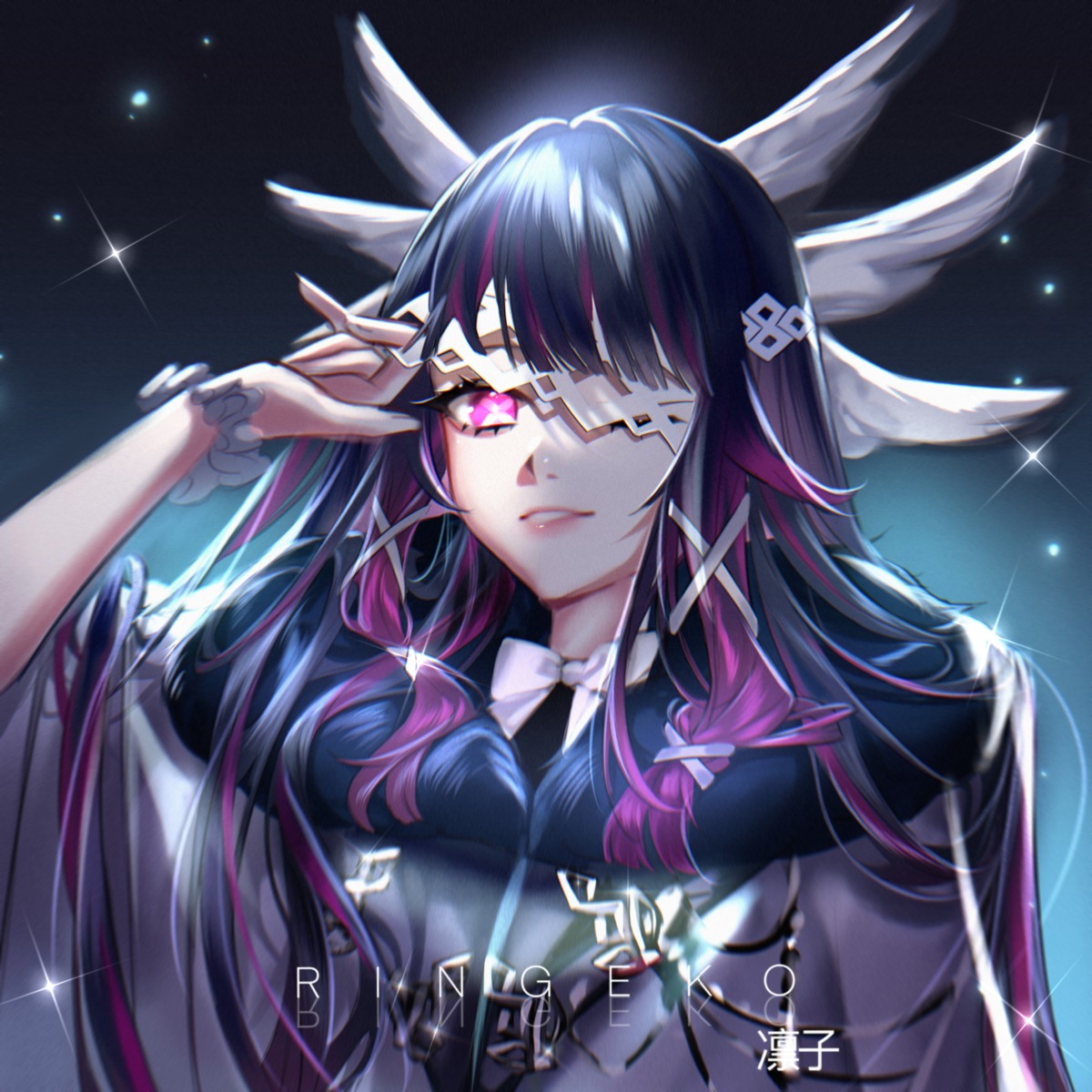 columbina eyepatch genshin_impact ringeko-chan