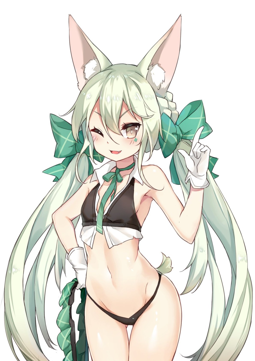 3.14 animal_ears art556_(girls_frontline) girls_frontline pantsu tail