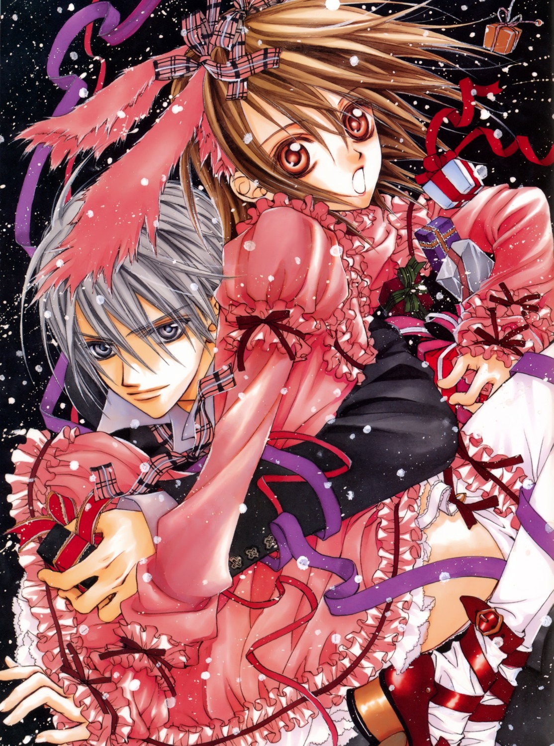 cross_yuuki dress hino_matsuri kiryuu_zero vampire_knight