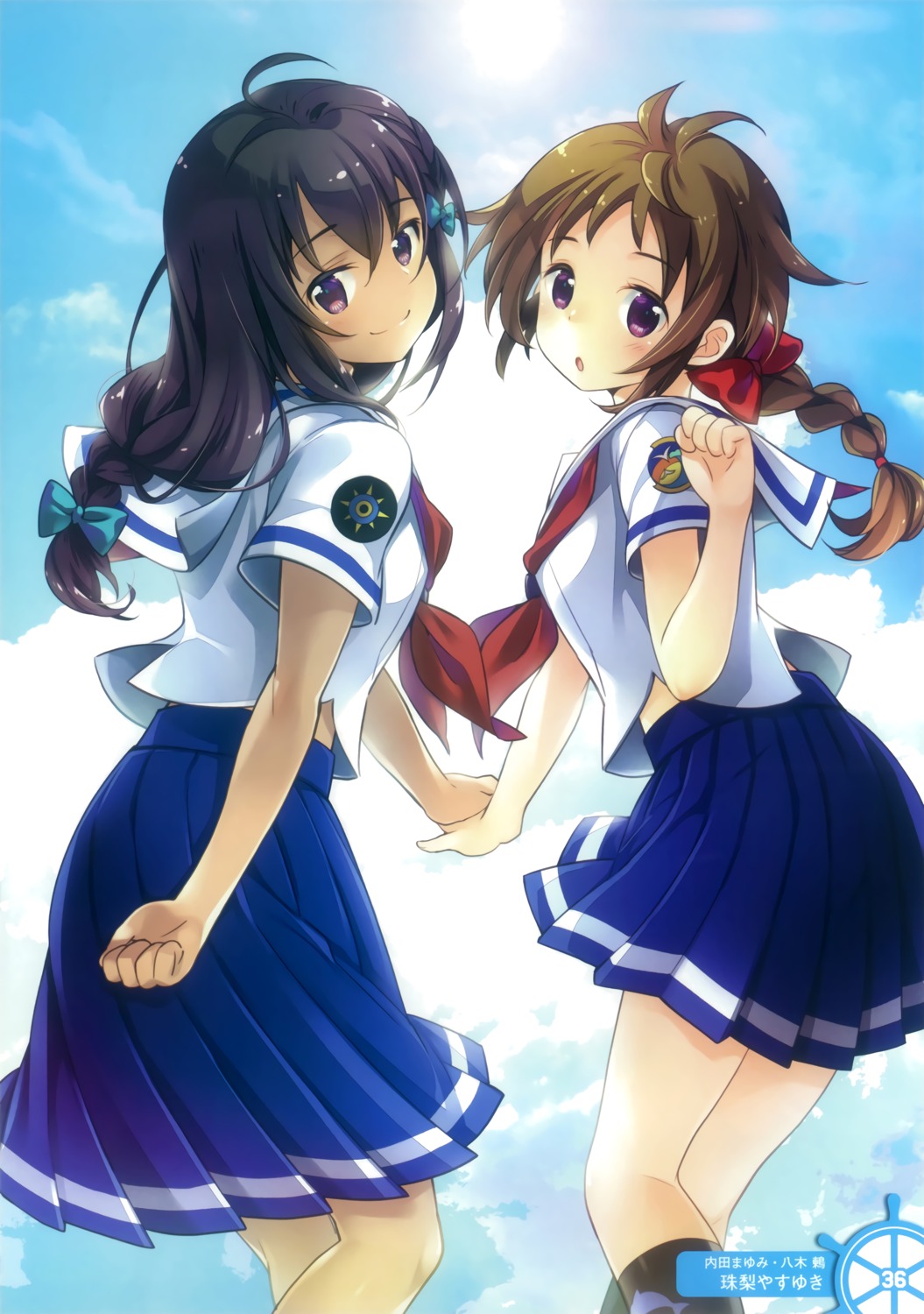 high_school_fleet seifuku shuri_yasuyuki uchida_mayumi yagi_tsugumi