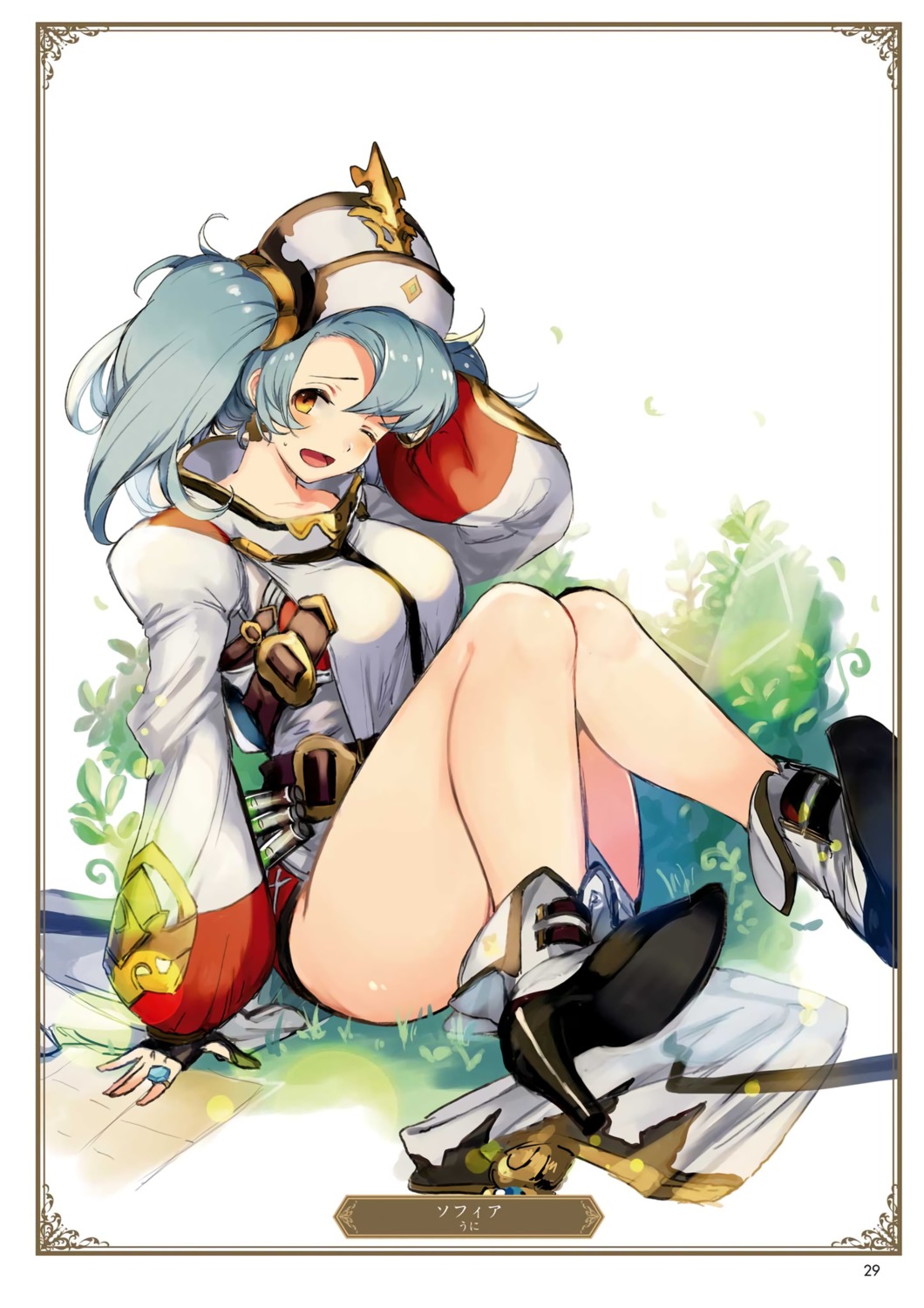 granblue_fantasy heels sophia_(granblue_fantasy) uni