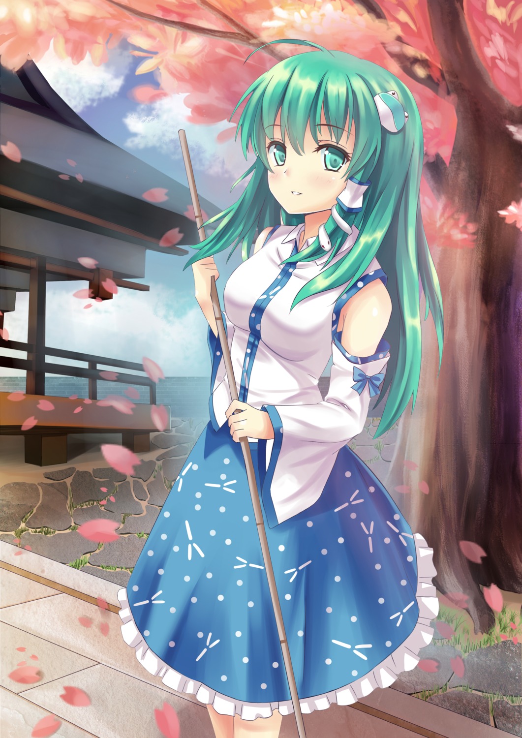 kochiya_sanae murasaki_shitsu touhou