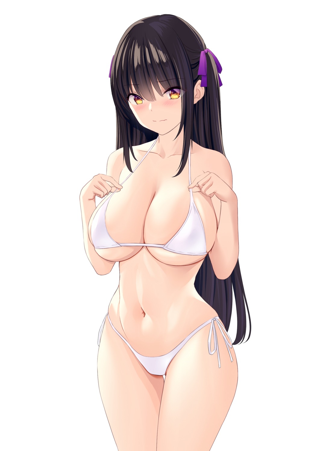 bikini erect_nipples marui_koishi swimsuits