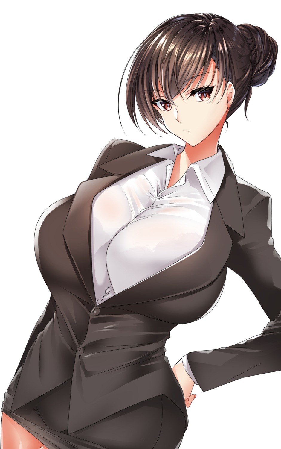 business_suit sasakuma_kyouta see_through skirt_lift