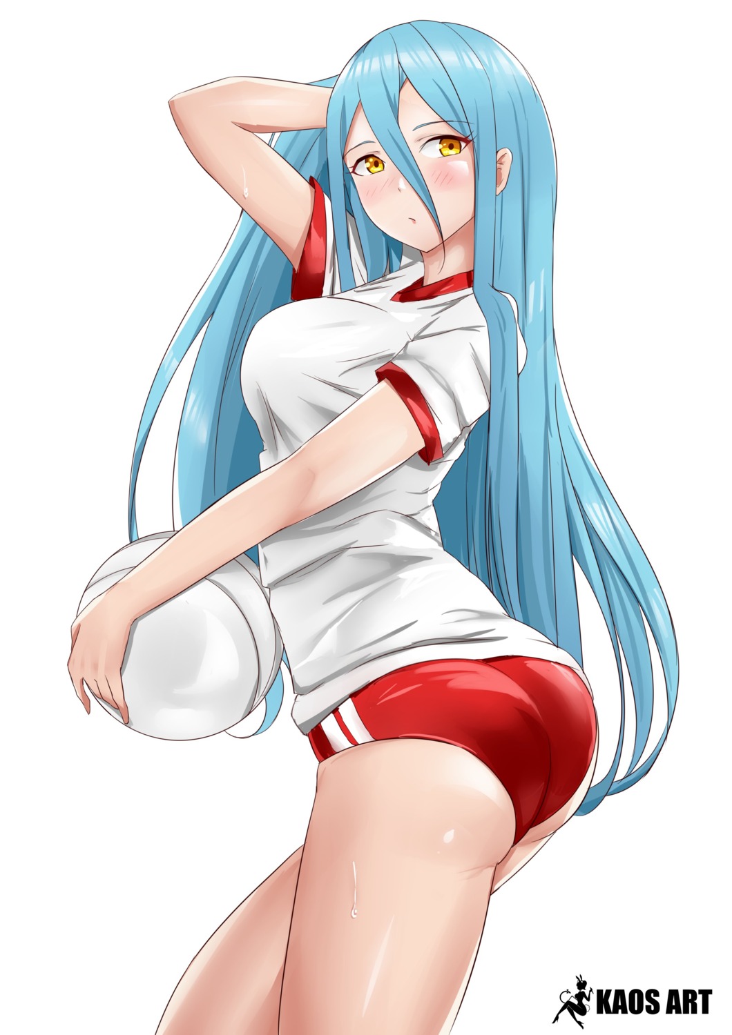 aqua_(fire_emblem) ass buruma fire_emblem fire_emblem_if gym_uniform kaos_art