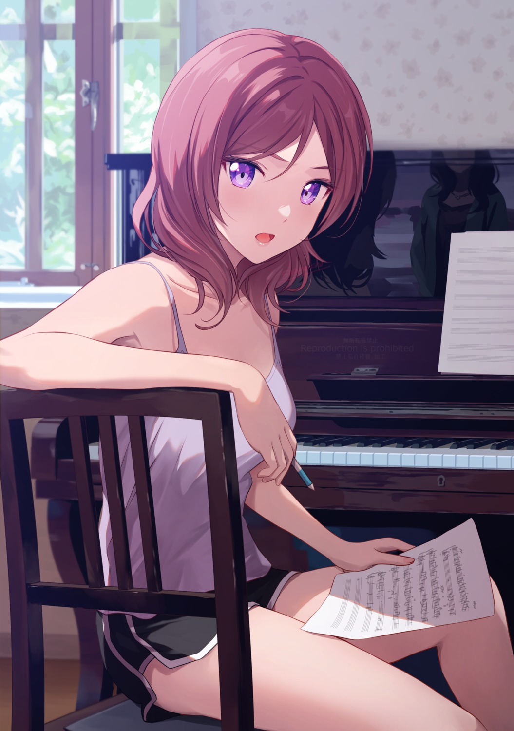 love_live! nishikino_maki official_watermark shamakho