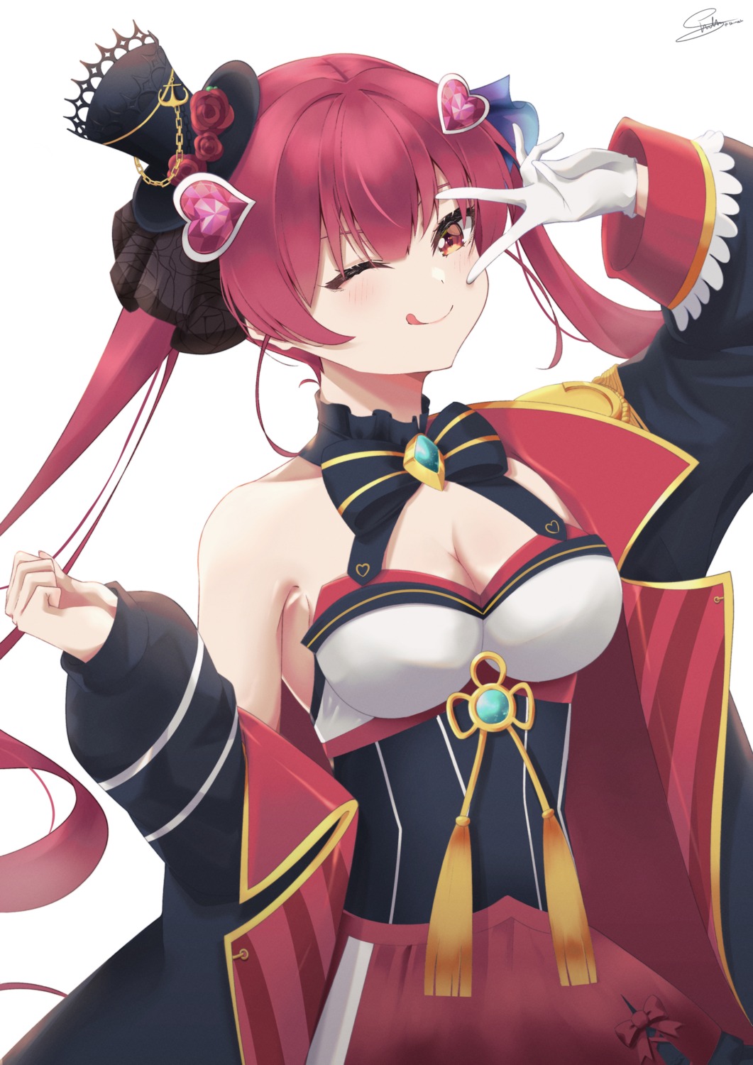 cleavage hololive houshou_marine tagme