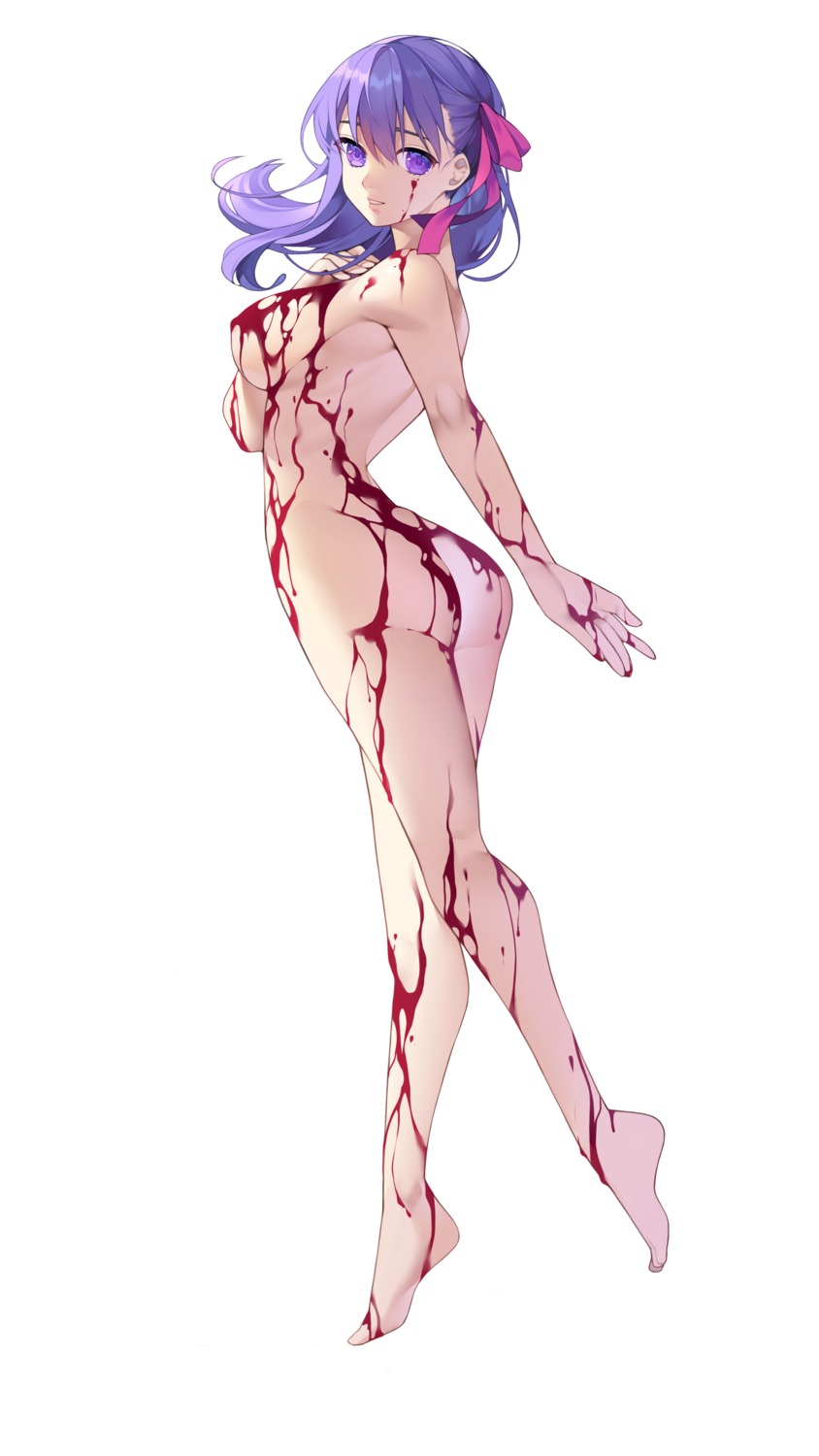 ass blood fate/grand_order matou_sakura may_(2747513627) naked