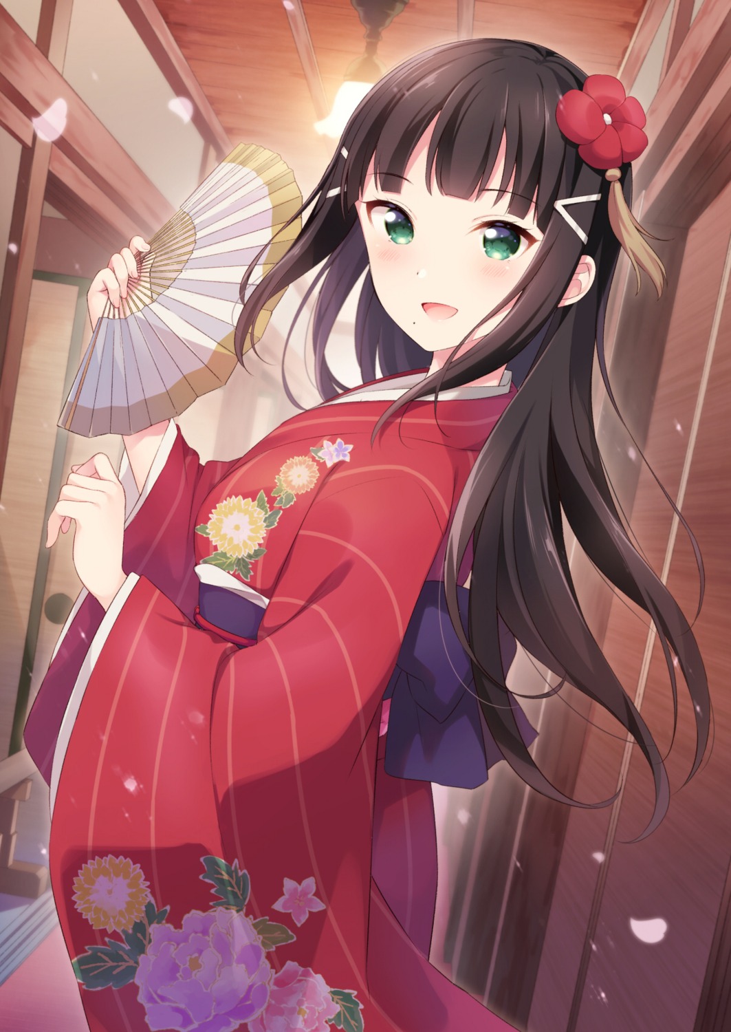 hazuki_(sutasuta) kimono kurosawa_dia love_live!_(series) love_live!_sunshine!!