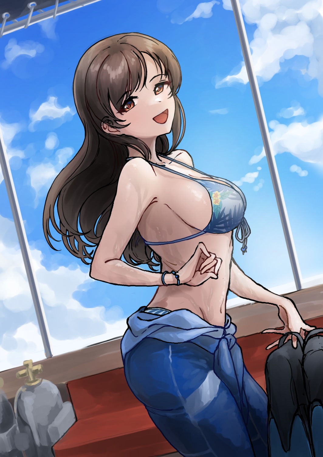 bikini_top nitta_minami swimsuits the_idolm@ster the_idolm@ster_cinderella_girls ushimochi