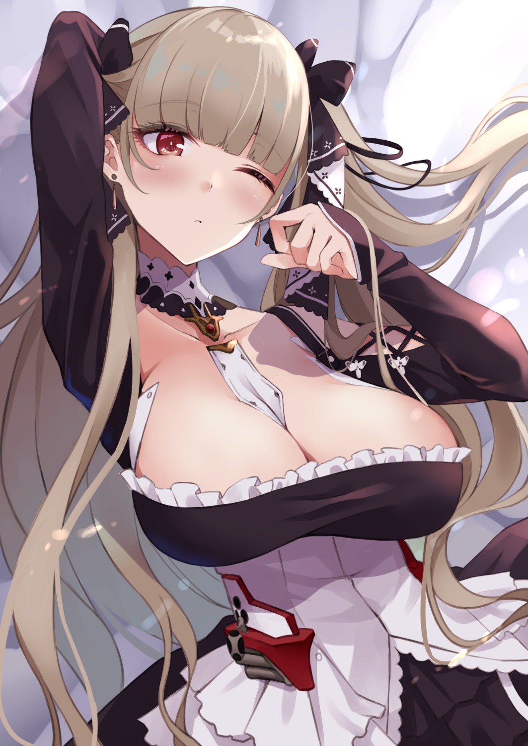 azur_lane formidable_(azur_lane) gothic_lolita lolita_fashion no_bra wee