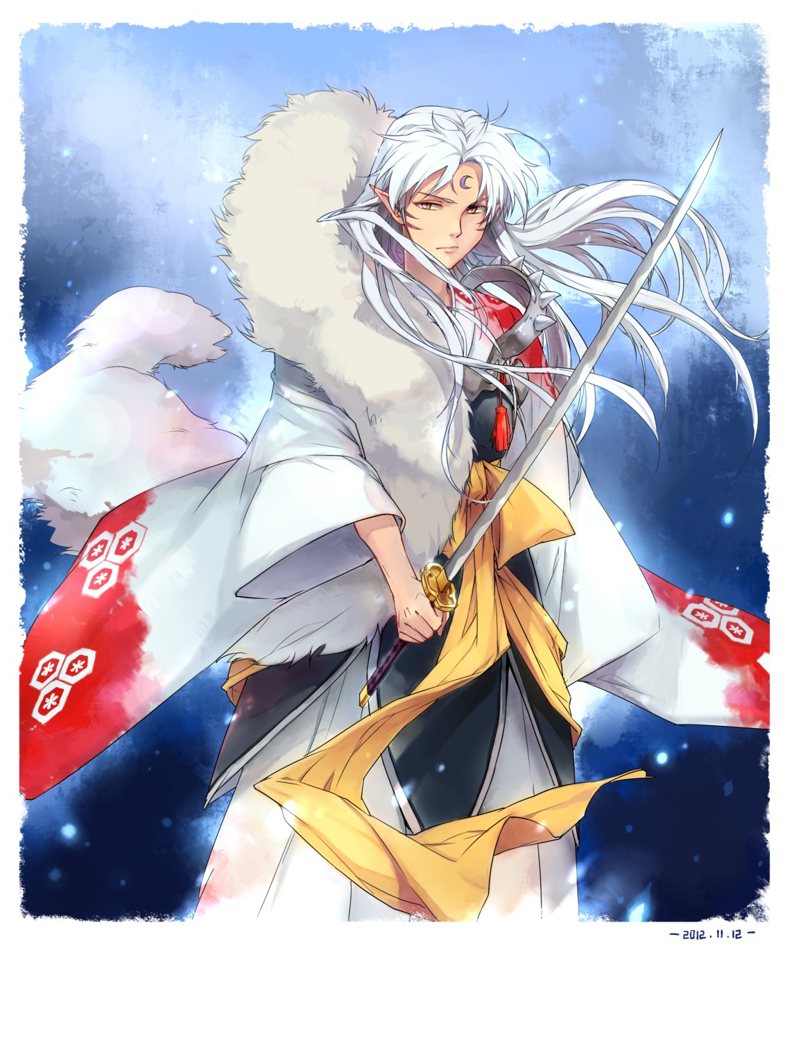 inuyasha linjie male sesshoumaru sword