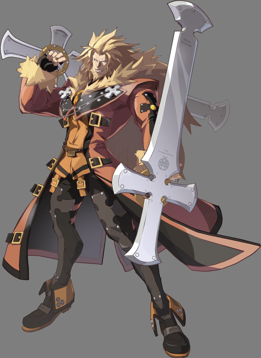 guilty_gear guilty_gear_xrd_revelator male transparent_png weapon