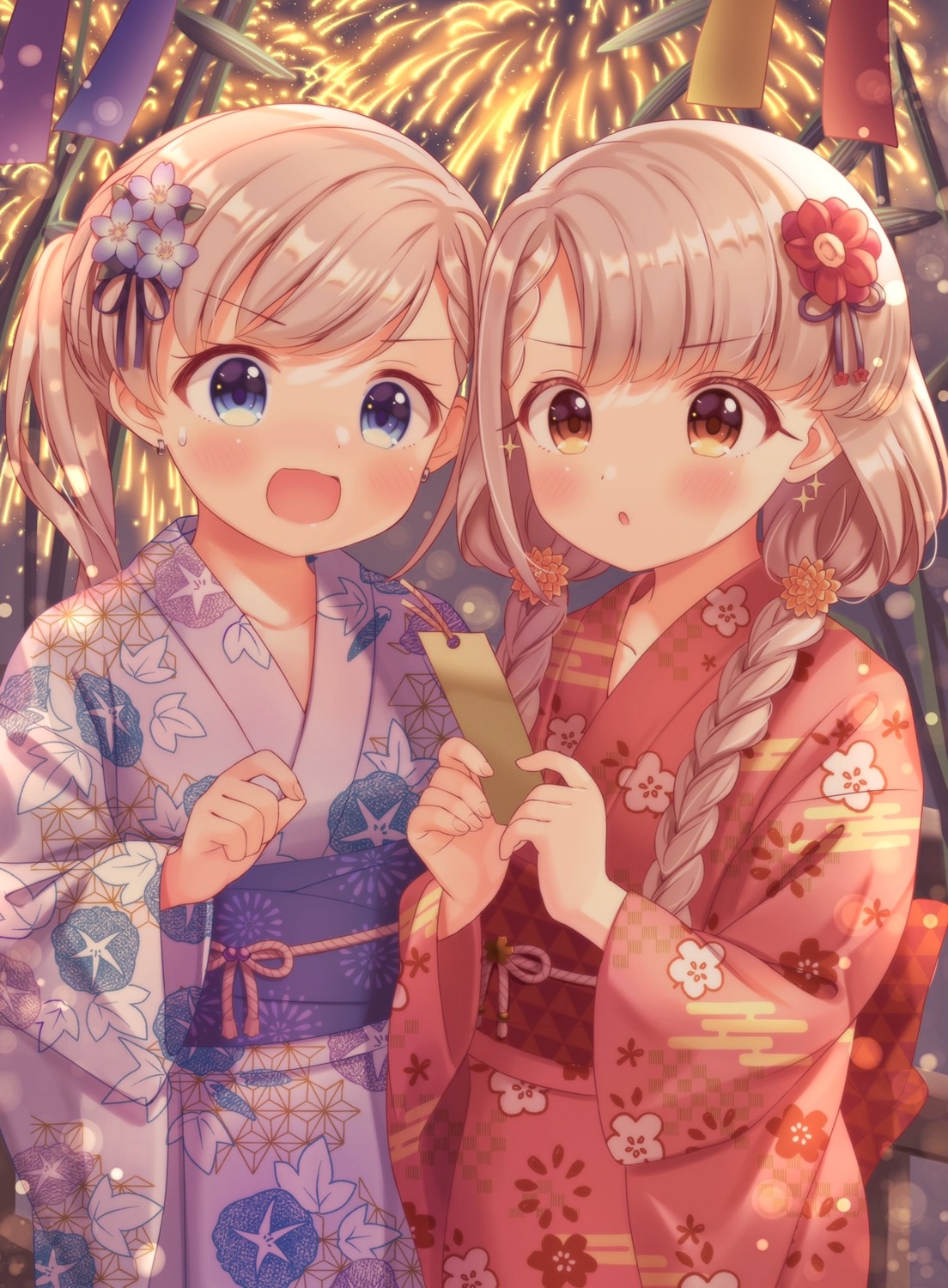 hisakawa_hayate hisakawa_nagi kimono the_idolm@ster the_idolm@ster_cinderella_girls yata_(yatao_zzz)