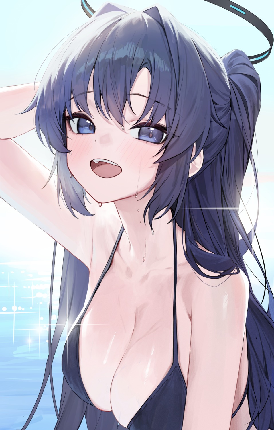 bikini_top blue_archive gnns halo hayase_yuuka swimsuits