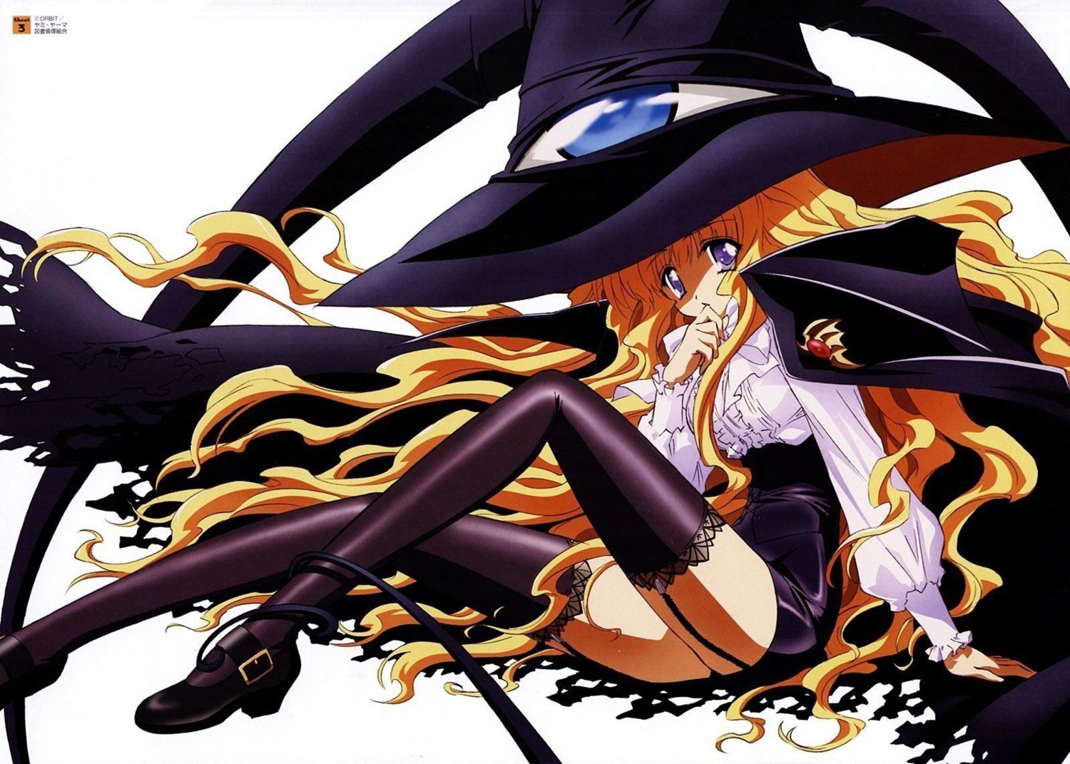 heels lilith stockings thighhighs witch yami_to_boushi_to_hon_no_tabibito