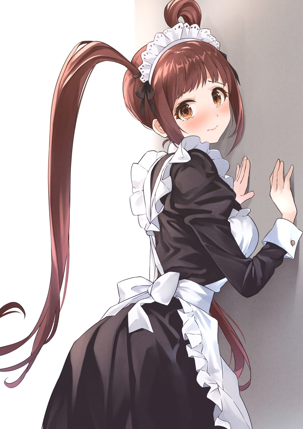 ass b1ack_illust maid matsuda_arisa the_idolm@ster the_idolm@ster_million_live!