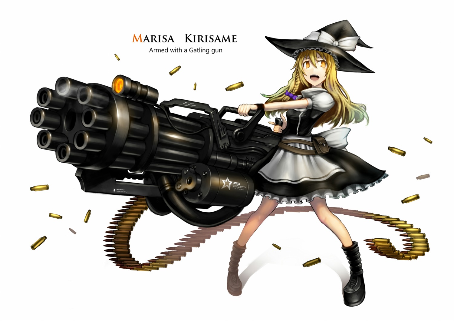 gia gun kirisame_marisa touhou witch