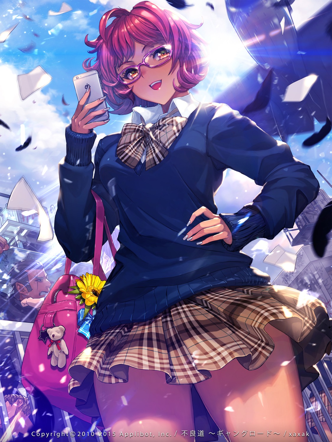 furyou_michi_~gang_road~ megane seifuku sweater xaxak