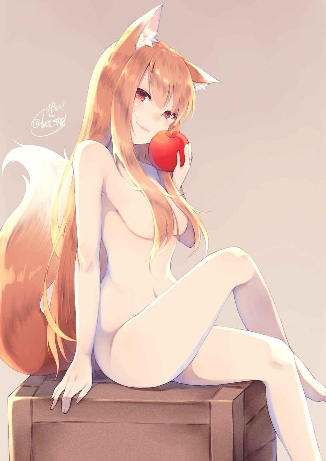 animal_ears chita_(ketchup) holo naked spice_and_wolf tail