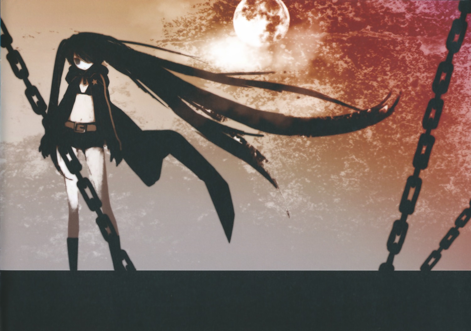 black_rock_shooter black_rock_shooter_(character) huke vocaloid