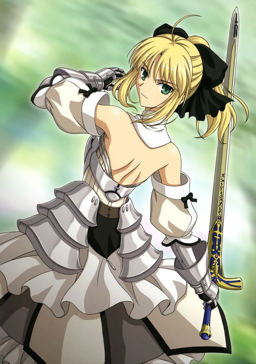 armor club40 fate/stay_night ishihara_megumi saber saber_lily sword