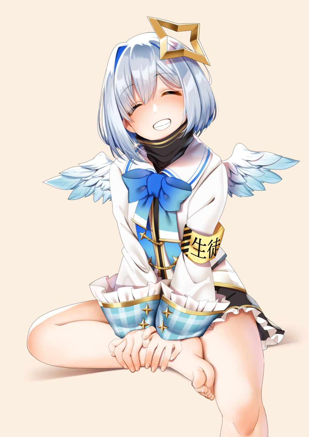 casino_(casinoep) feet hololive seifuku wings