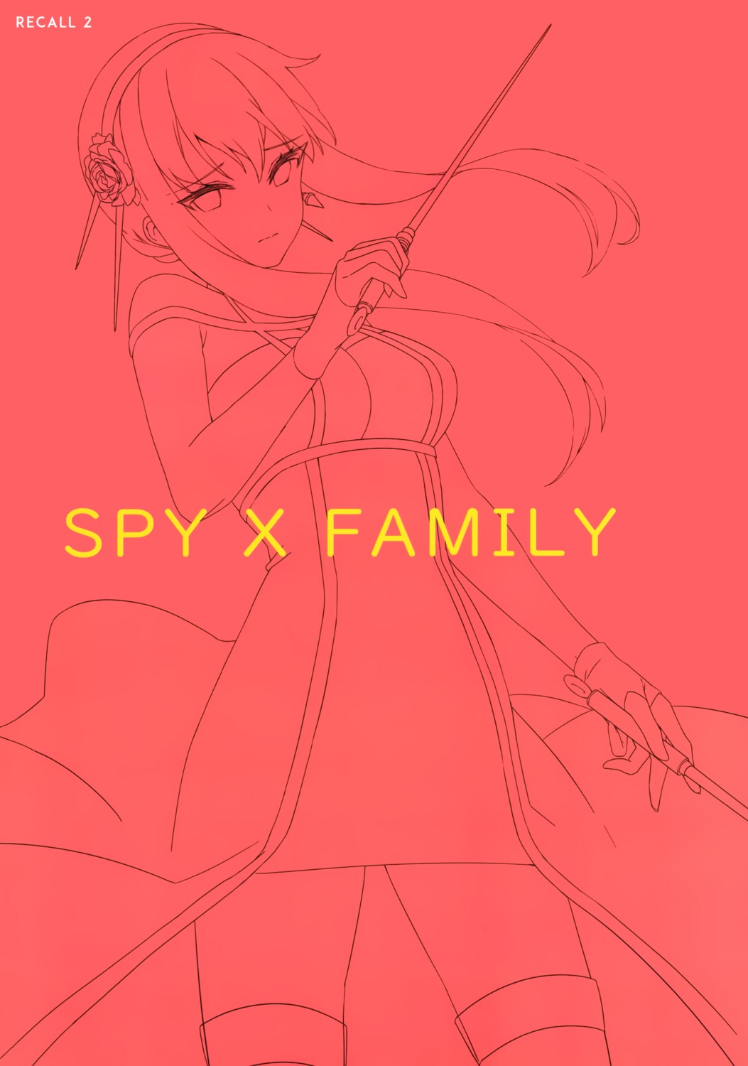 rosuuri (circle) rosuuri spy x family yor briar dress line art skirt ...