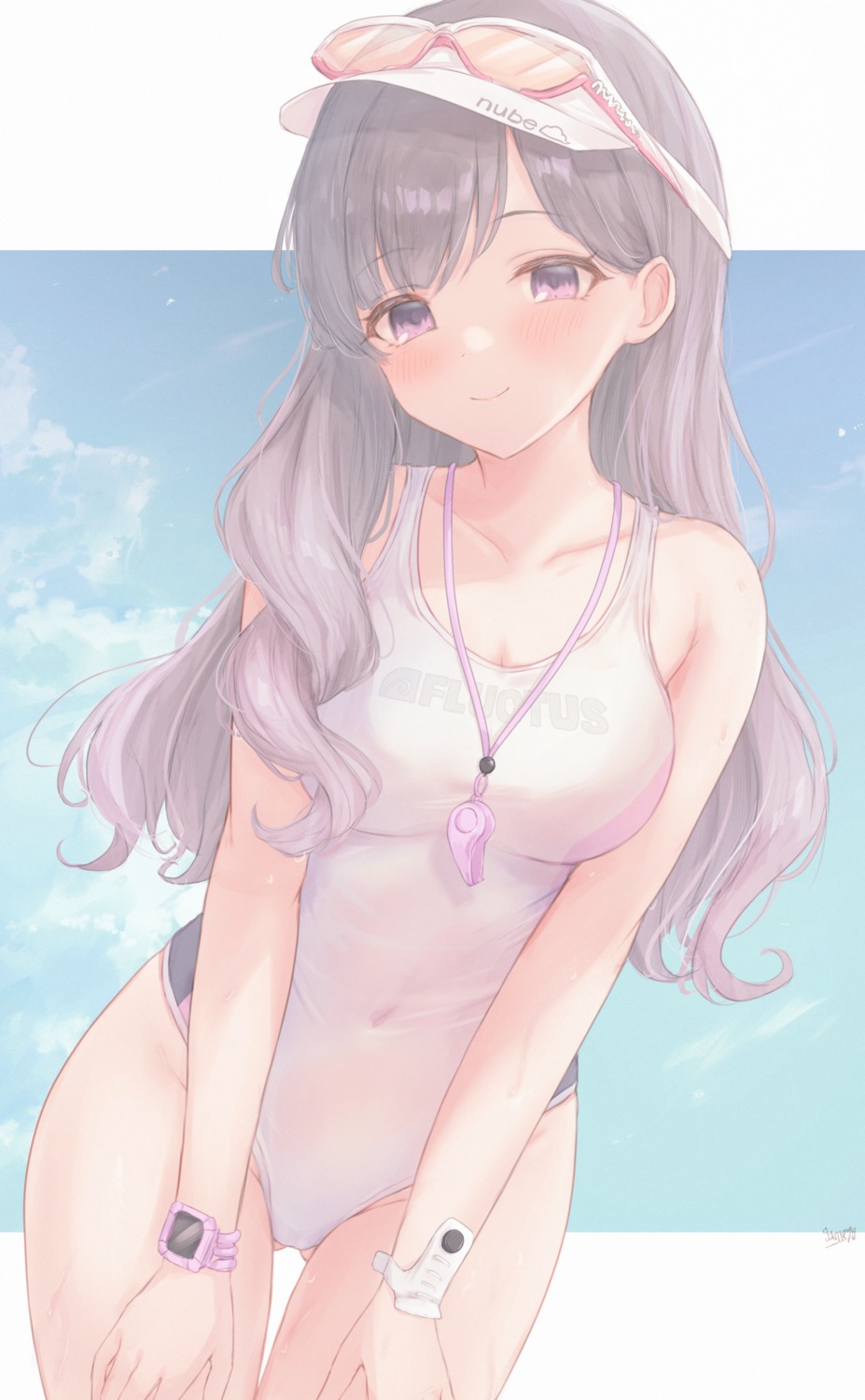 cameltoe gameso swimsuits the_idolm@ster the_idolm@ster_shiny_colors yuukoku_kiriko