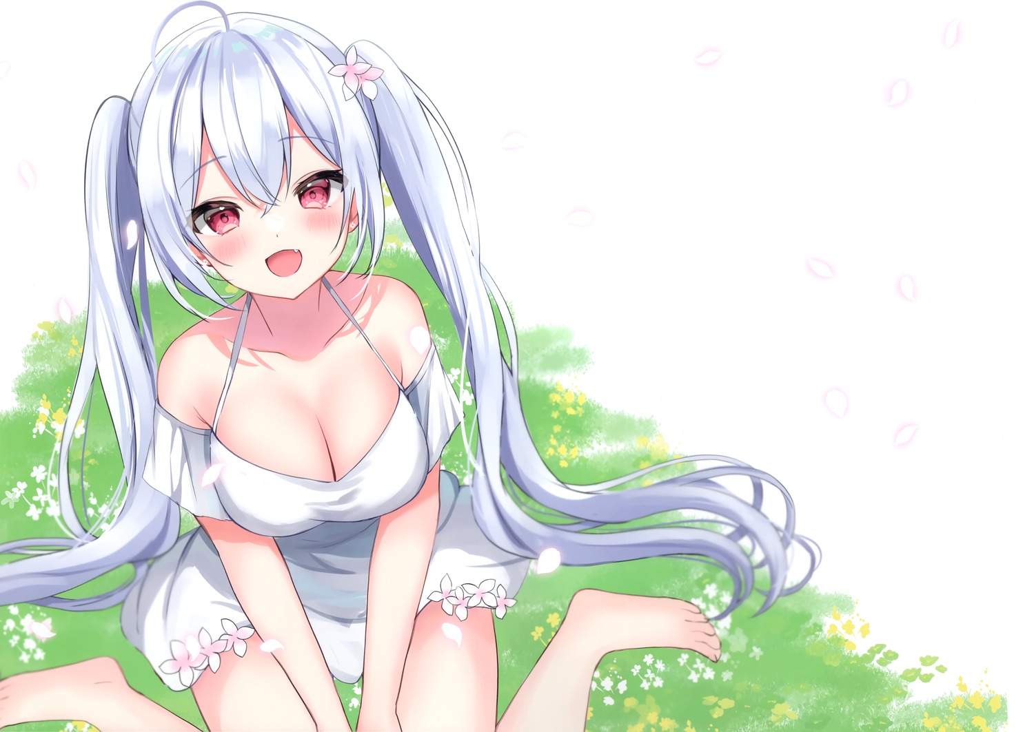 cleavage dress hamikoron summer_dress