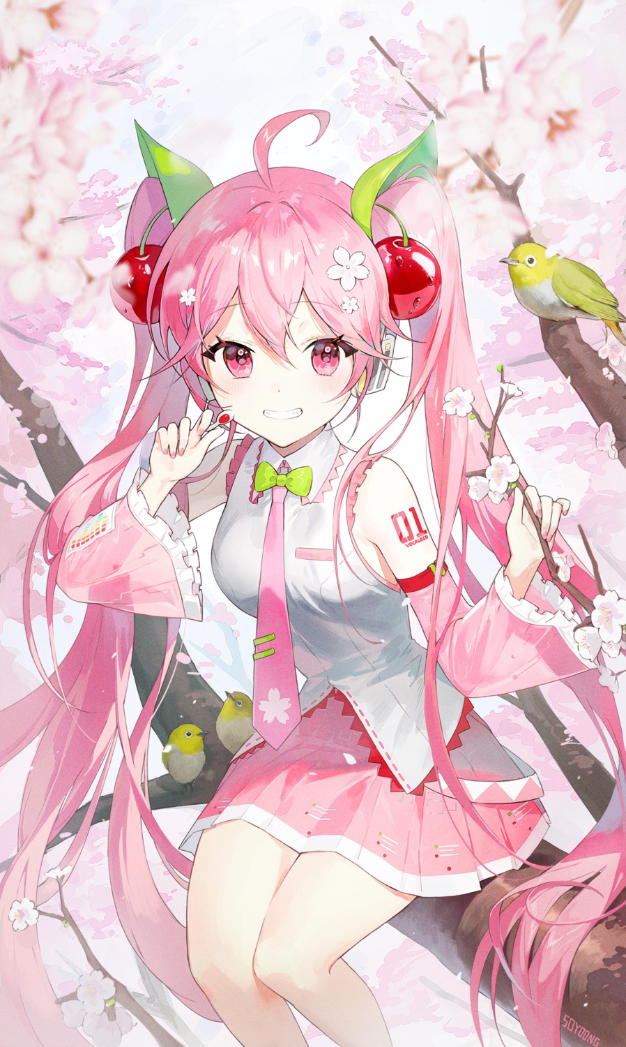 hatsune_miku sakura_miku soyoong_jun tattoo vocaloid