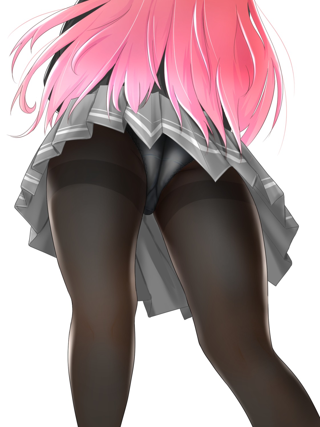 ass pantsu pantyhose seifuku skirt_lift tagme