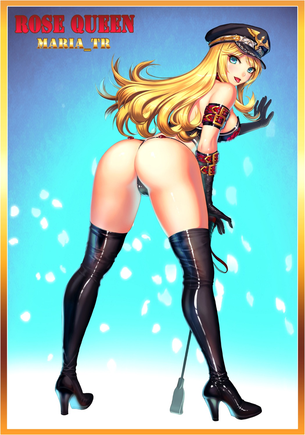 ass dungeon_fighter heels no_bra pantsu thighhighs turna98