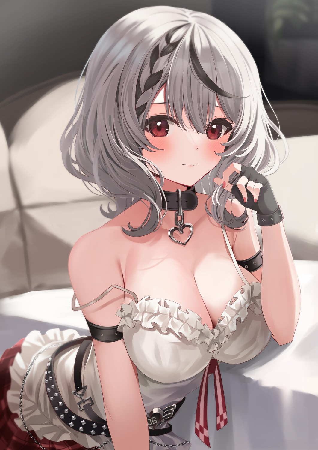 hololive koisuke no_bra sakamata_chloe