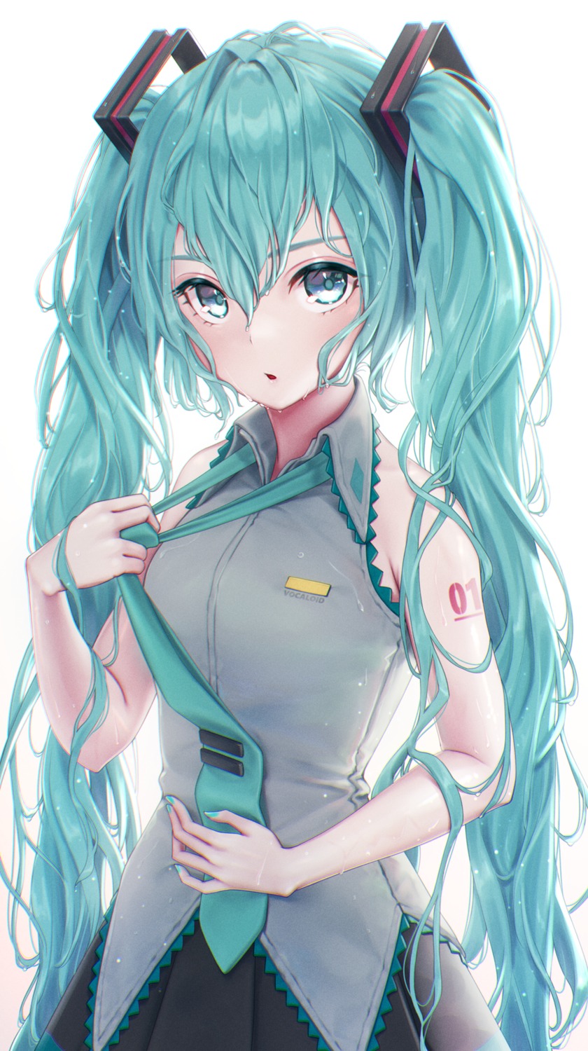 hatsune_miku tattoo torinari_(dtvisu) vocaloid