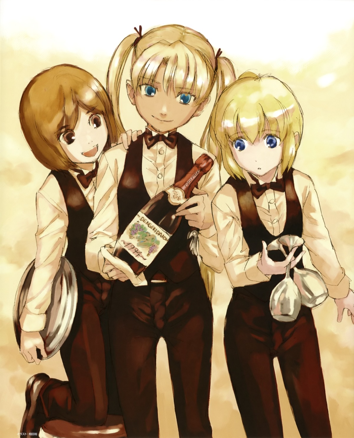 aida_yuu gunslinger_girl henrietta_(gunslinger_girl) rico_(gunslinger_girl) triela