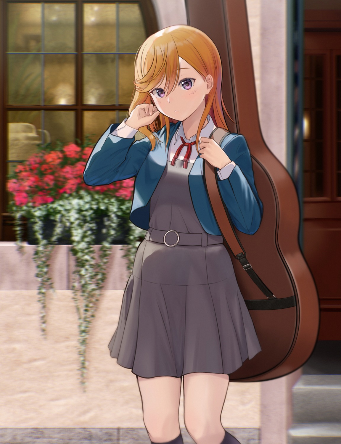 guitar love_live!_(series) love_live!_superstar!! netsuka seifuku shibuya_kanon