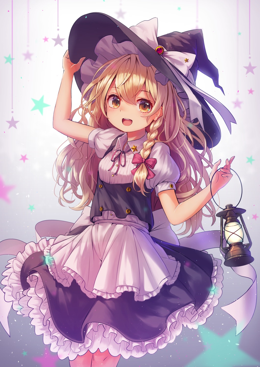 kirisame_marisa pyonsuke_(pyon2_mfg) touhou witch