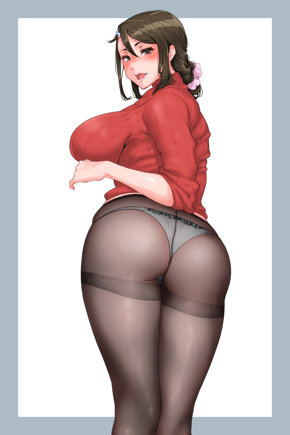 ass kurokorune pantsu pantyhose sweater thong