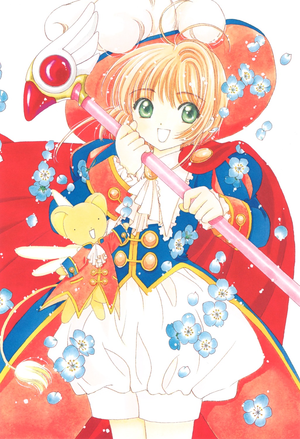 card_captor_sakura clamp kerberos kinomoto_sakura weapon