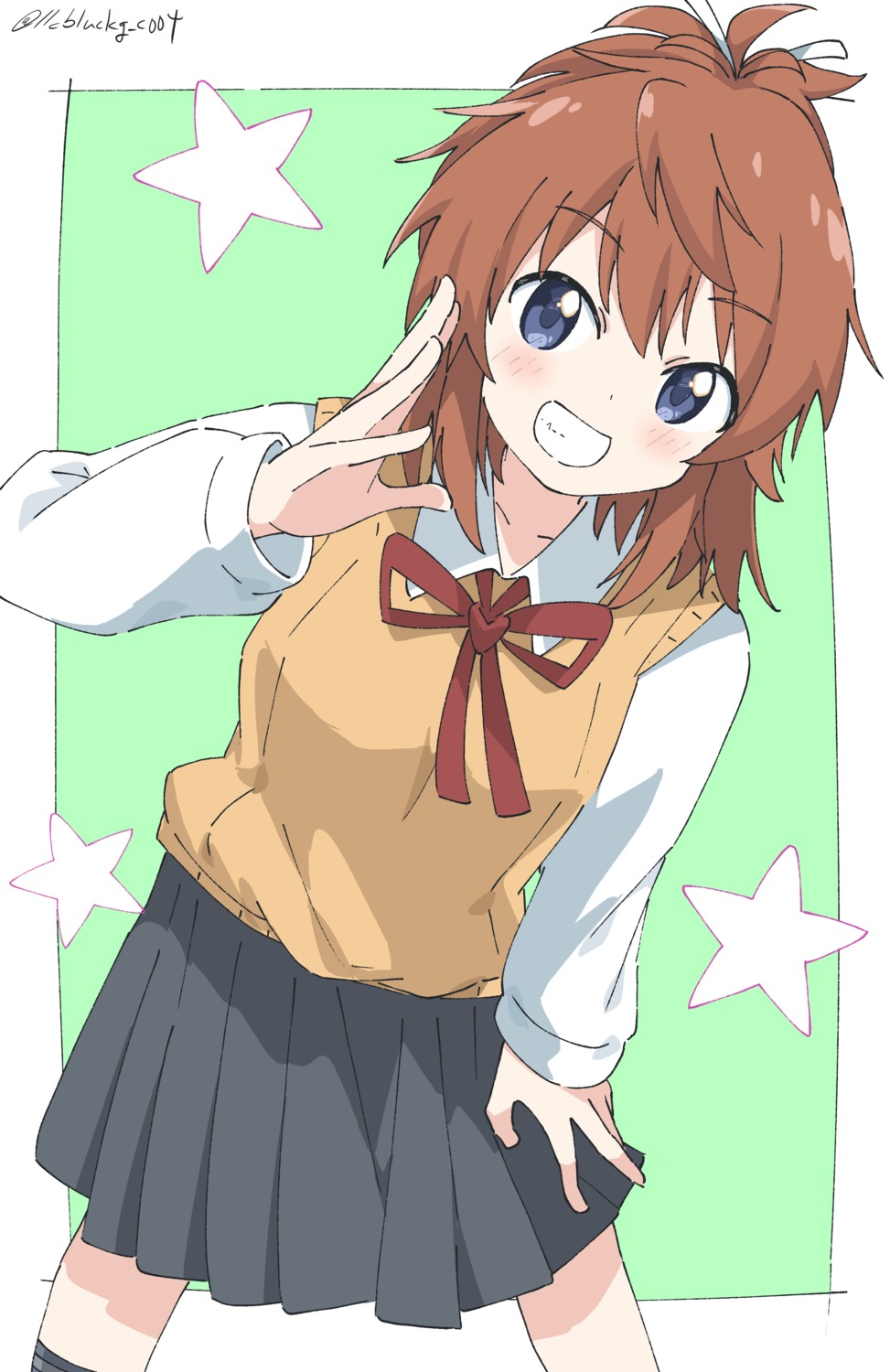 cynical_(llcbluckg_c004) koshigaya_natsumi non_non_biyori seifuku sweater