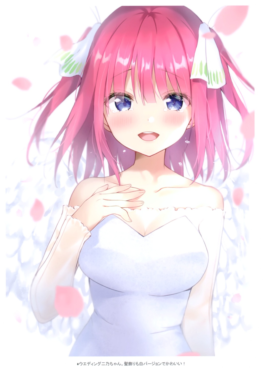 5-toubun_no_hanayome ame_usagi amedama_con dress nakano_nino wedding_dress wings