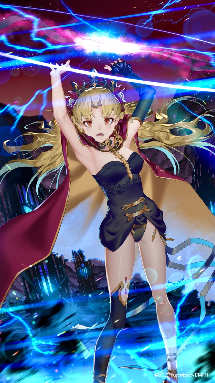 ereshkigal_(fate/grand_order) fate/grand_order pantsu tagme thighhighs weapon