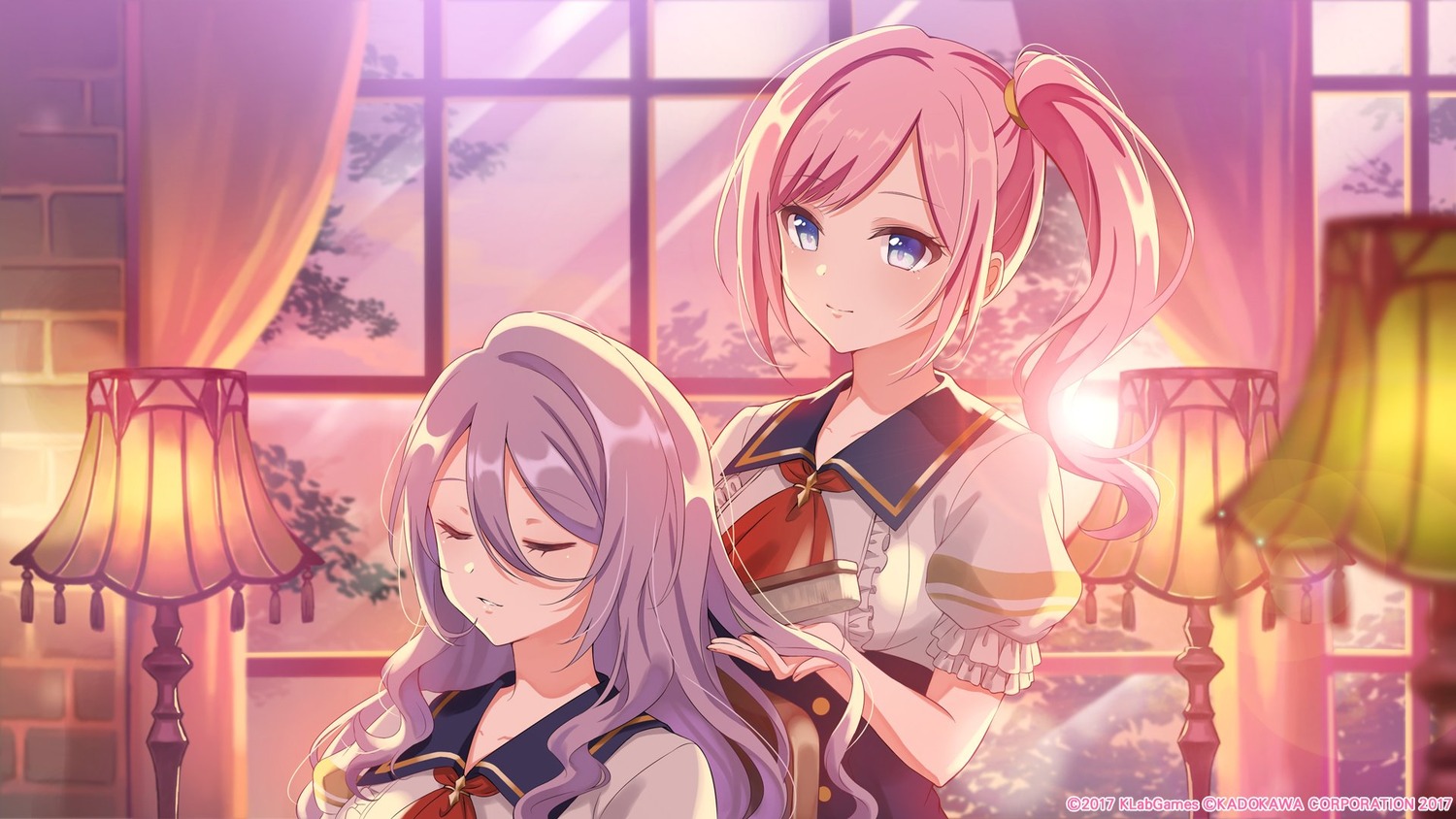 alpha_(lapis_re:lights) emilia_(lapis_re:lights) lapis_re:lights seifuku u35 wallpaper