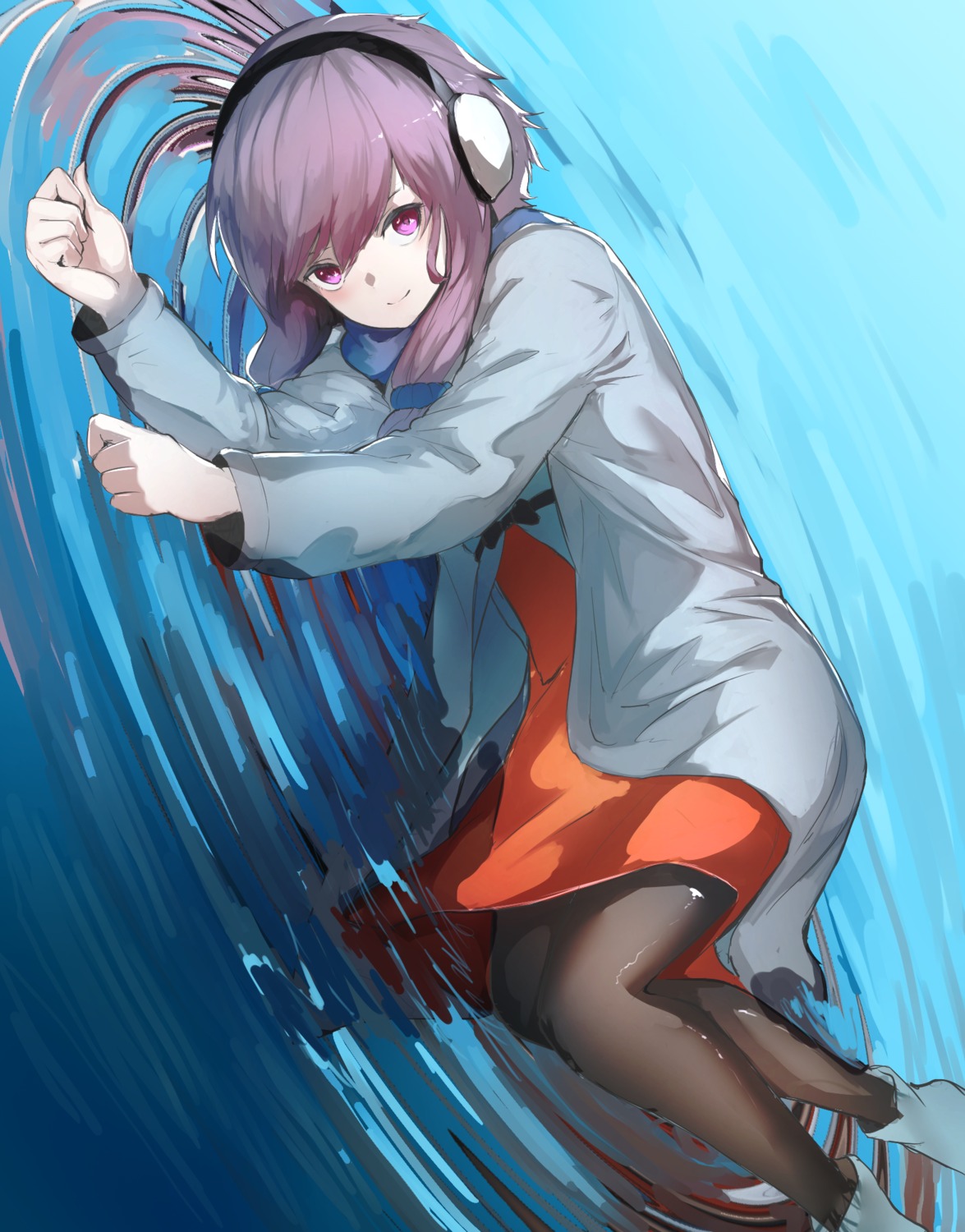 fixro2n headphones pantyhose vocaloid yuzuki_yukari