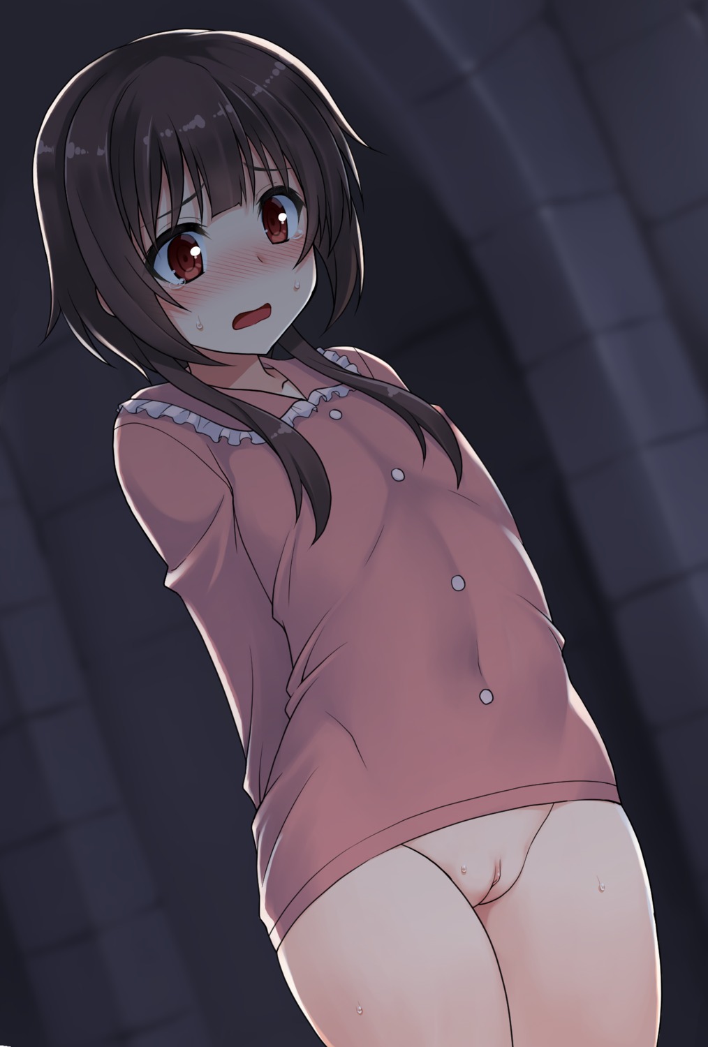 bottomless hormone_koijirou kono_subarashii_sekai_ni_shukufuku_wo! loli megumin pajama pussy uncensored